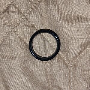 Black & Blue Tungsten Mens Wedding Band.